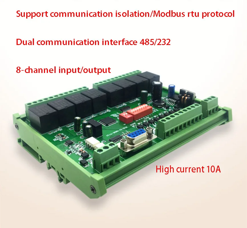 

NLK-IO-0808 RS485 relay IO expansion serial port relay module Modbus RTU relay