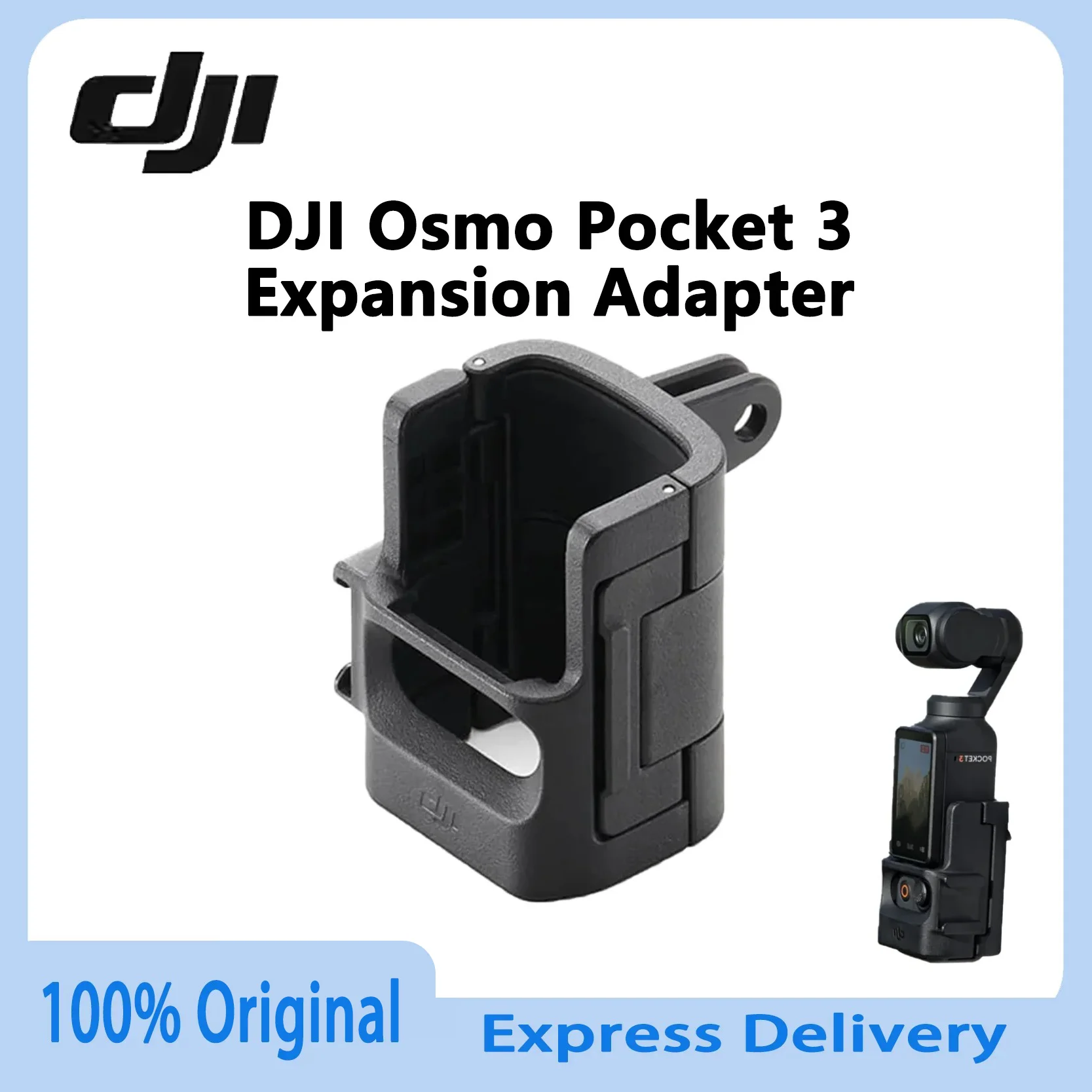 

Оригинальный адаптер-удлинитель DJI Osmo Pocket 3, профессиональный аксессуар для съемки, совместимый с портативной камерой-стабилизатором Osmo Pocket 3