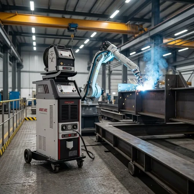 New INDUSTRIAL MUL-TI MIG500P MMA Welding Machine Stainless Steel Digital Double Pulse Water Cooling 100% Duty Cycle 0.8mm