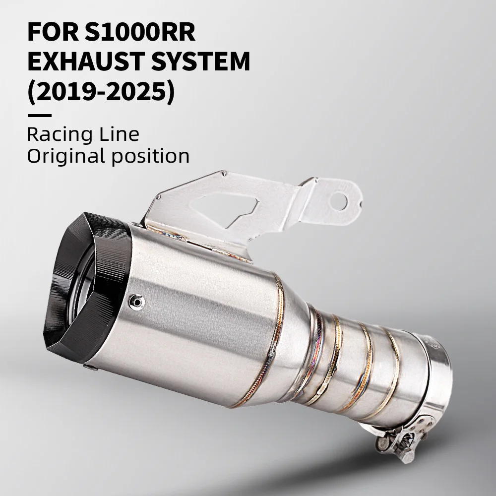 Slip On For S1000RR S1000 RR 2019-2025 Motorcycle Exhaust Escape System Modify exhaust