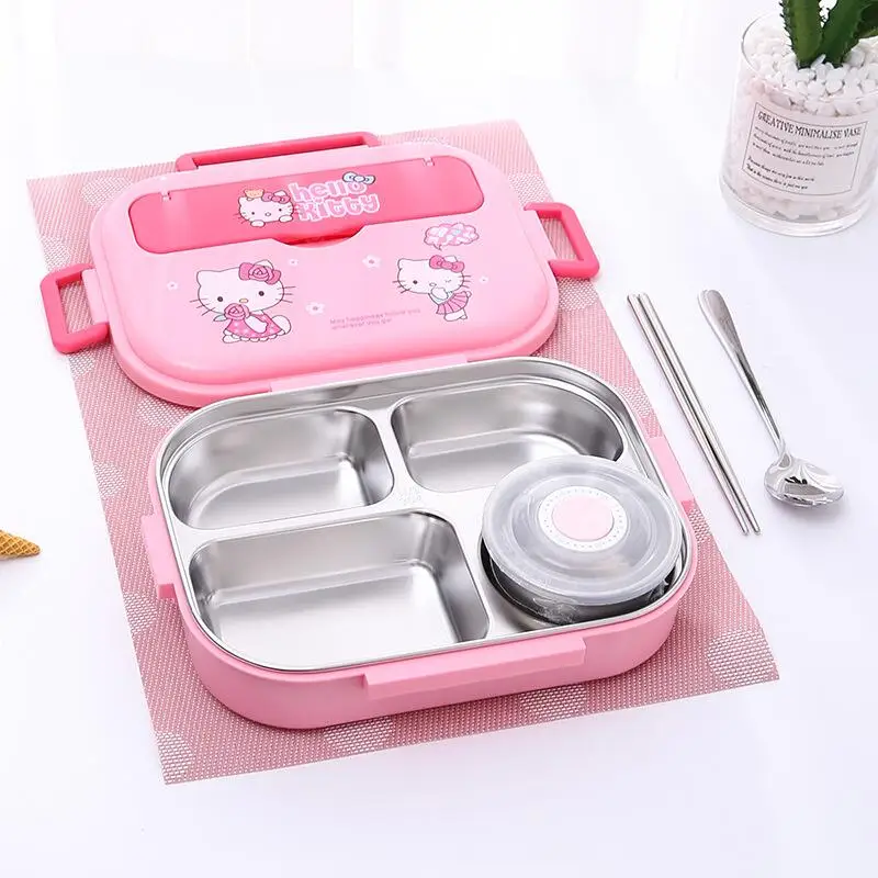 سانريو ماي ميلودي كورومي صندوق الغداء صندوق الفواكه والخضروات كارتون ضرب المنتج منتج جديد سعة كبيرة في الهواء الطلق المحمولة الكبار #1