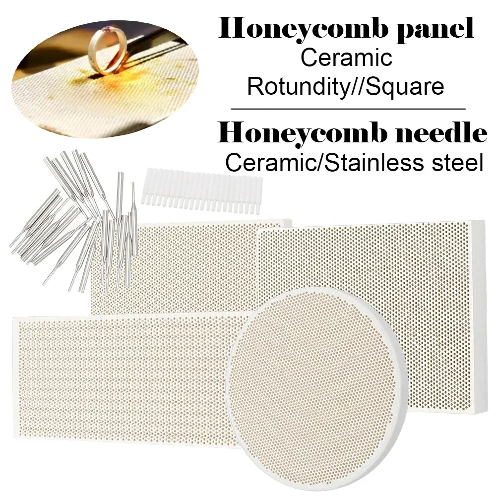 Honeycomb Ceramic Welding Plate Round/Square Ceramic Honeycomb Plate Honeycomb Ceramic Special Needle Welding Casting Tools
