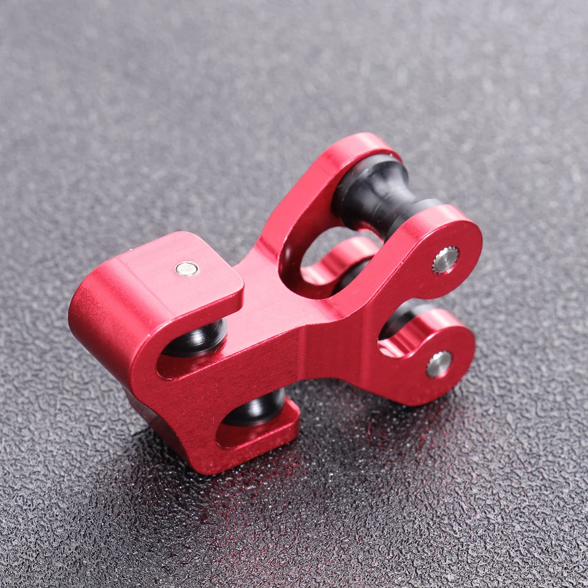 

Aluminum Compound Bow Cable Slide Red Fast Installation Low Friction Wheel Bow String Splitter Arrow Pulley Hunting Gear