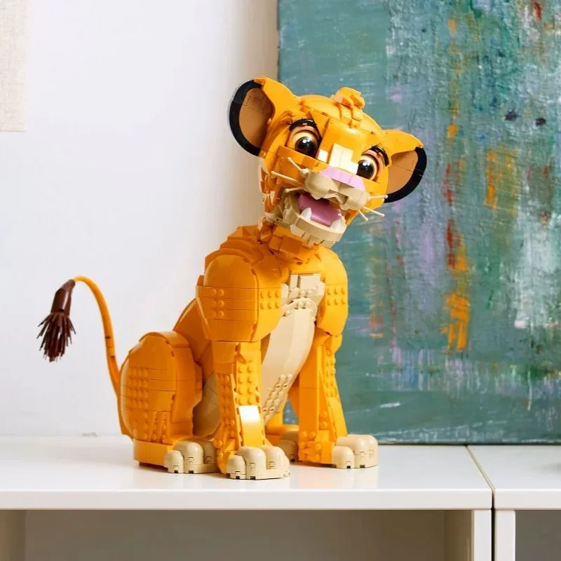 

Набор строительных блоков Fresh 43247 «Лев» (1445 деталей), изысканная фигурка животного, коллекционная серия премиум-класса, украшение для стола и праздничный подарок