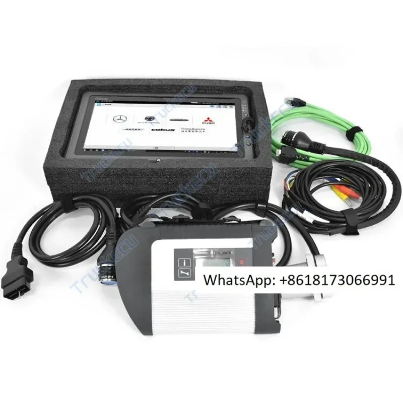 F110 tablet car truck scanner kit MB star C4 SD c5 c6 wireless DOIP multiplexer DAS xentry diagnostic tool