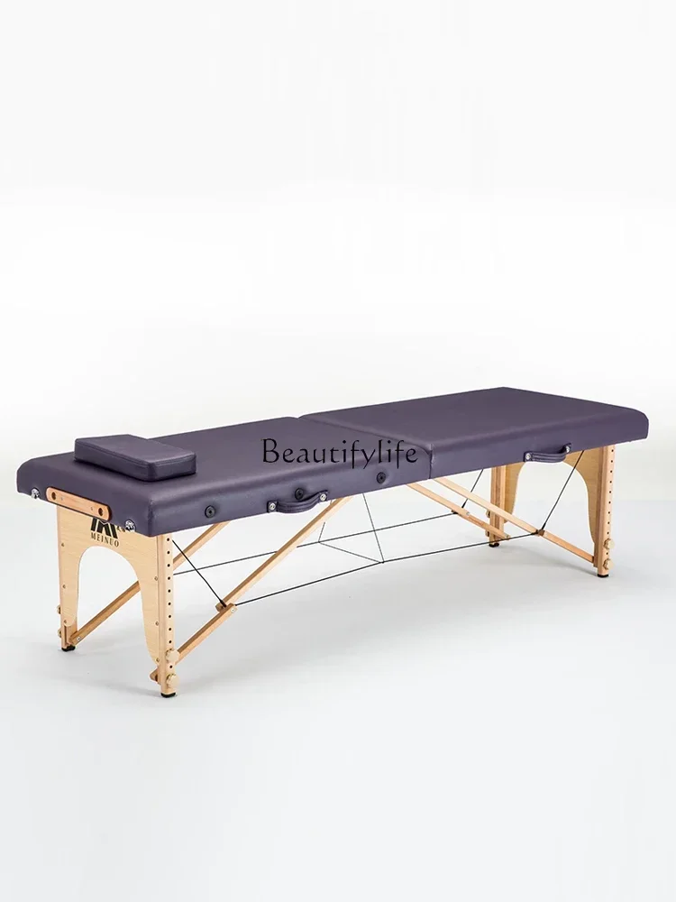 

ls 04Folding Massage Bed Massage Portable Household Portable Needle Moxibustion Physiotherapy Facial Bed Tattoo Bed