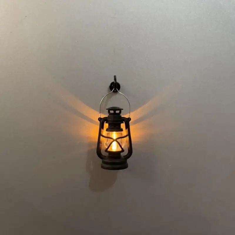 مغناطيس الثلاجة خمر ثلاثية الأبعاد فانوس ملصقات الثلاجة مصغرة المشهد ملصق مزخرفة الحلي للثلاجات ديكور المنزل