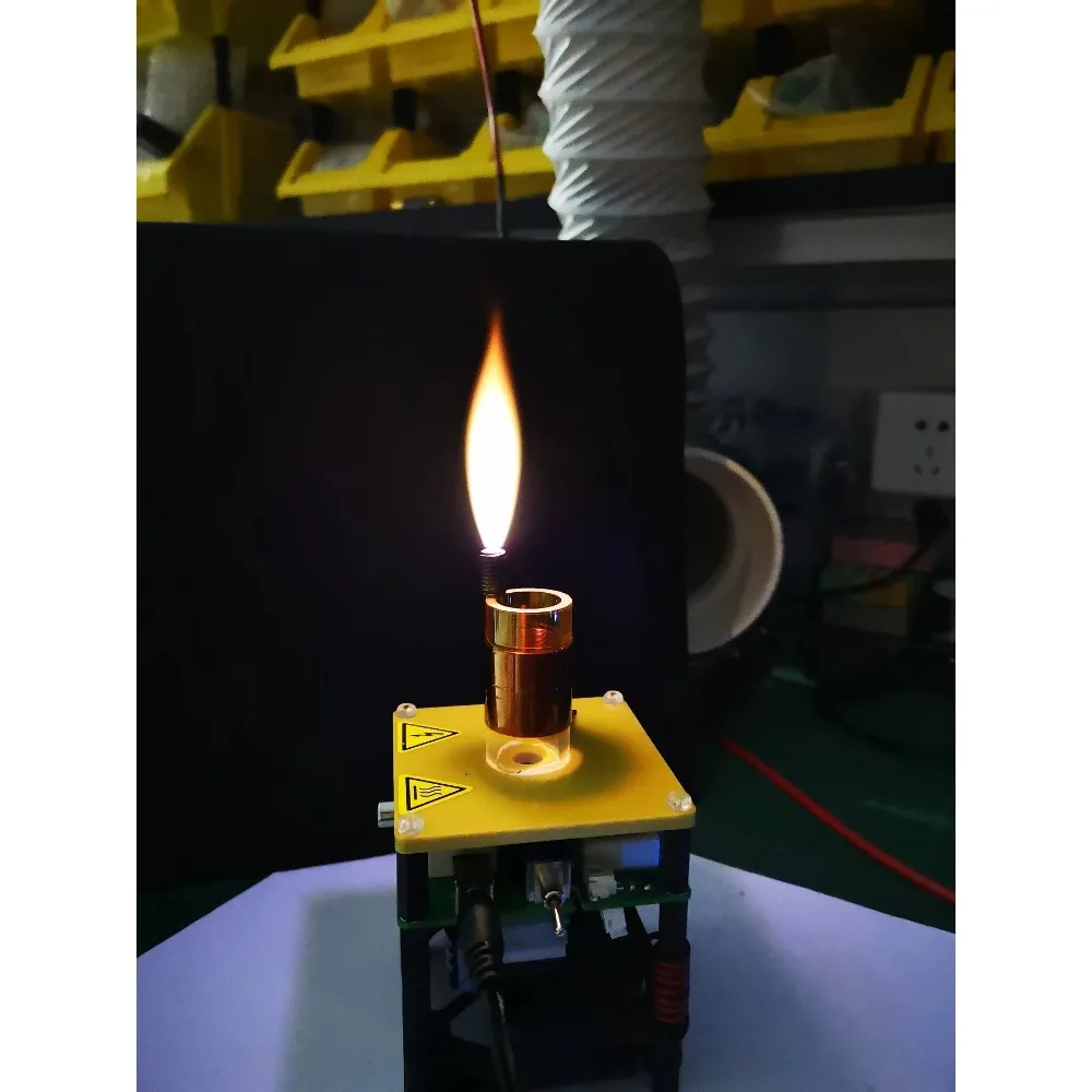 HFSSTC Tesla Coil Electronic Candle Plasma Candle Ultra-high Frequency Plasma Technology Teaching Tool