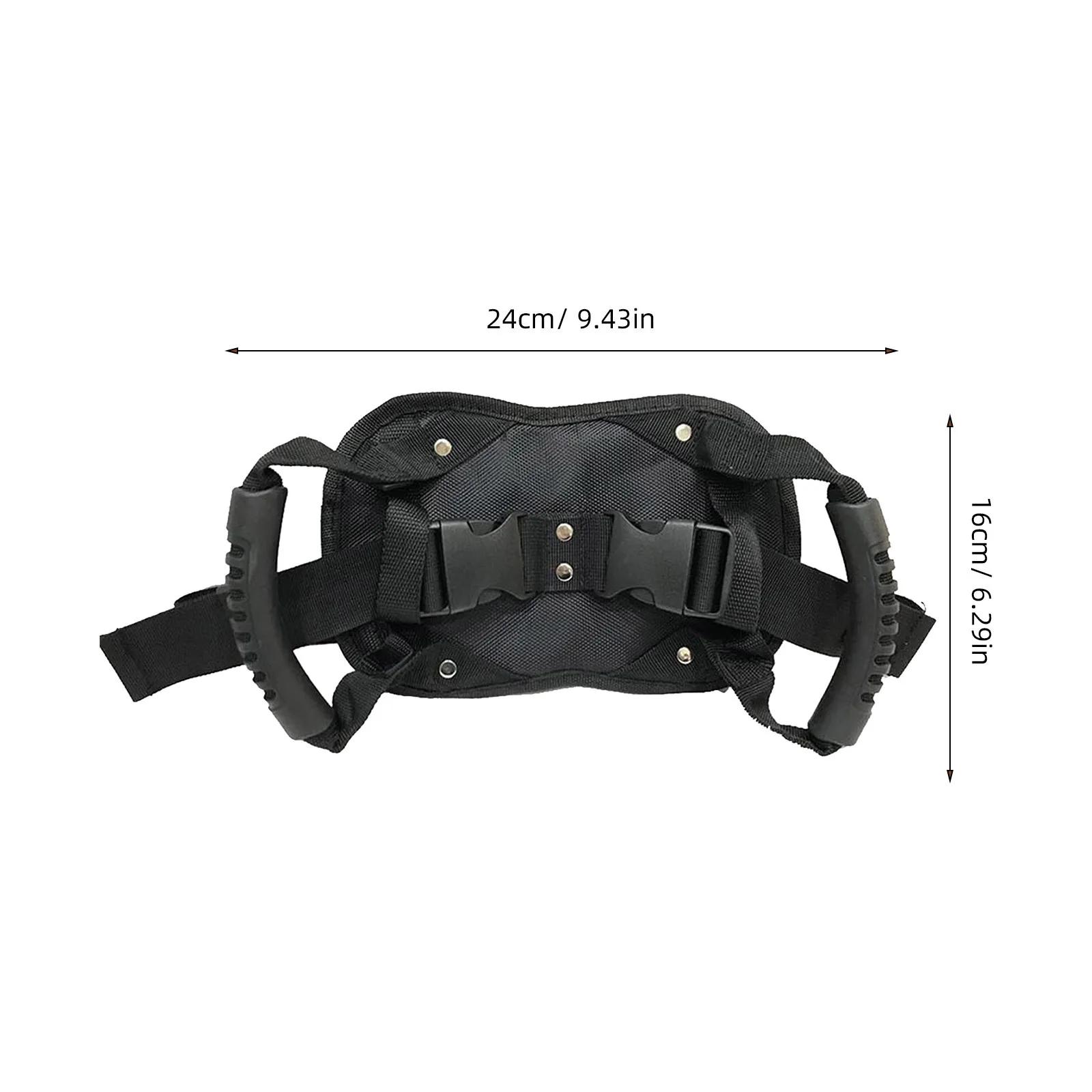 Sabuk Pengaman Penumpang Kursi Belakang Sepeda Motor dengan Jaring 3D yang Bernapas dan Dukungan Papan PP yang Dapat Disesuaikan untuk Berkendara Motor