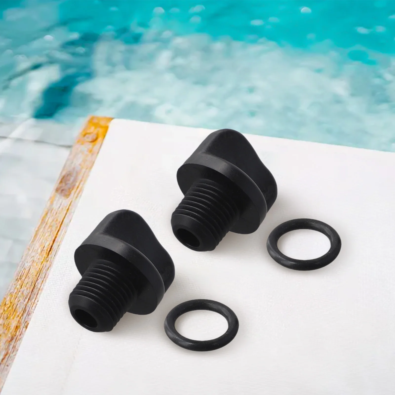 R0446000 Pool Drain Spigot With O-Ring Leak Proof Replacement Kit For For Zodiac For Jandy For Polaris Filter Booster Water Syst