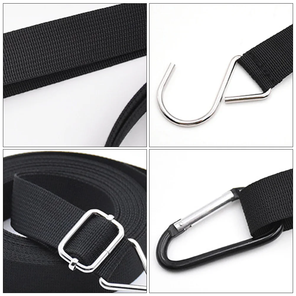 สายรัดกันลม 2 ชิ้น สำหรับผ้าคลุมรถ ยางยืดแบบหนา ทนทาน ป้องกันลม สำหรับปกป้องยานพาหนะกลางแจ้ง