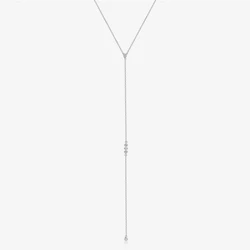 VEWANT Women 925 Sterling Silver Long Chain Zircon Predant Necklace 2024 Fine Fashion Luxury Fashion Fine Gift Party Jewelry