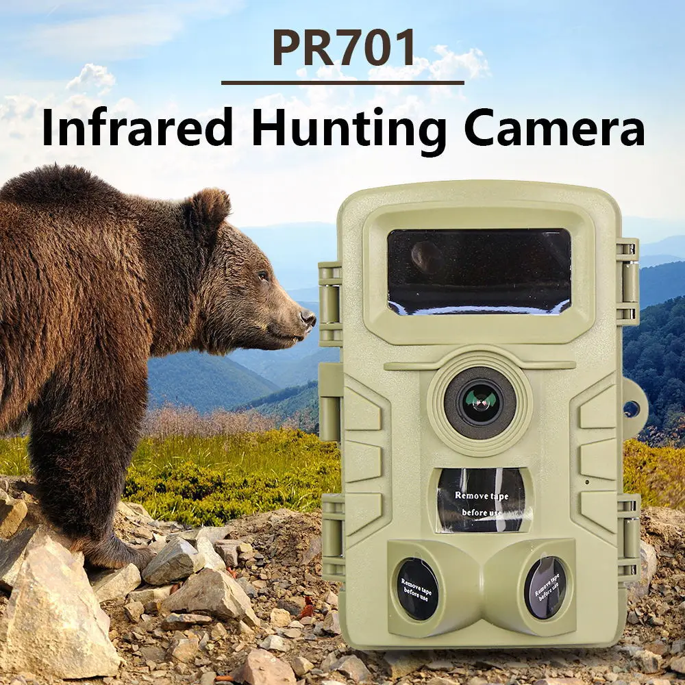 Outdoor 48MP 1080P Hunting Wild Trail Camera Photo Traps 0.2s Trigger Time Camera Trap Wild  Scouting Surveillance Cameras