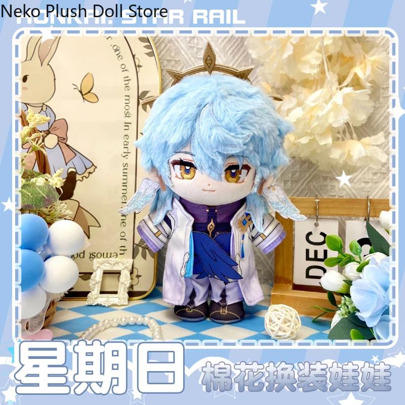 

Honkai: Star Rail Sunday Anime Game 20cm Cute Soft Plush Stuffed Doll Body Cosplay Cartoon Dress Up Toy Figures Dolls Gift