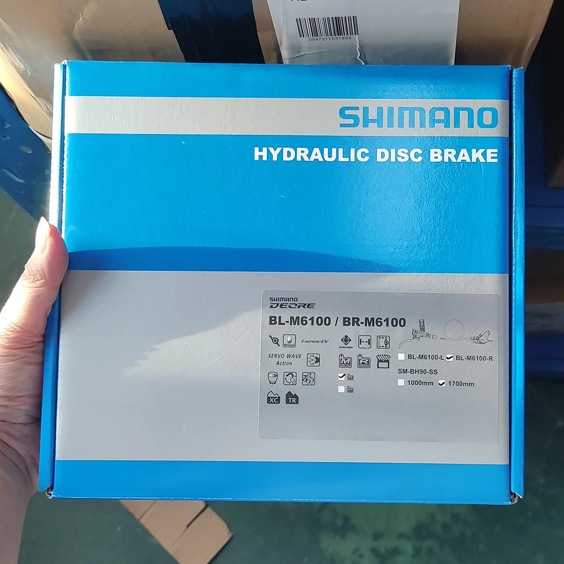 SHIMANO DEORE M6100 hydrauliczny zacisk hamulca tarczowego oryginalne pudełko 12-prędkościowe tylne hamulce do roweru górskiego 12 s MTB hamulec rowerowy