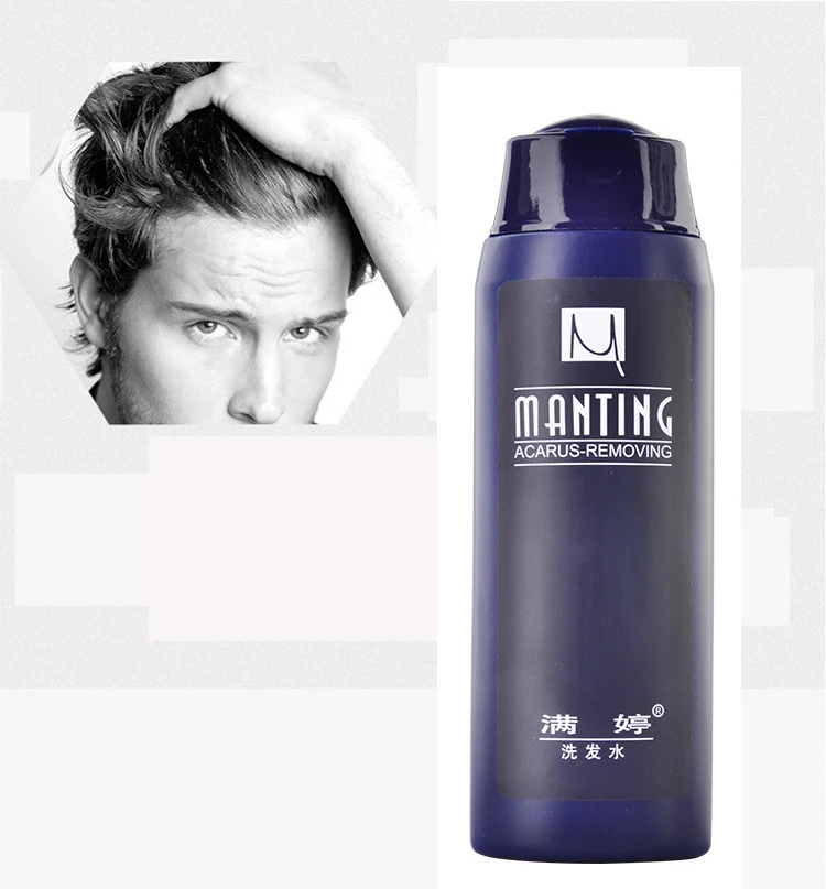 ManTing Professional Shampoo Divide Mite Anti-Itching Anti Dandruff Suitable No Silicone Oil Oil Control for All Hair Types