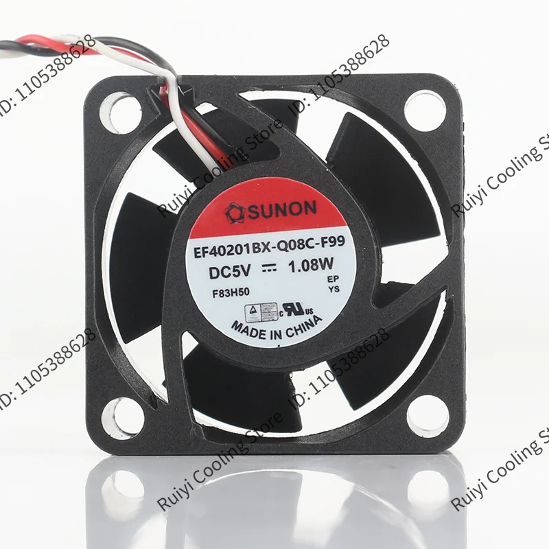 New SUNON EF40201BX-Q08C-F99 12V 1.08W 4020 4cm Stopped Rotation Alarm Fan