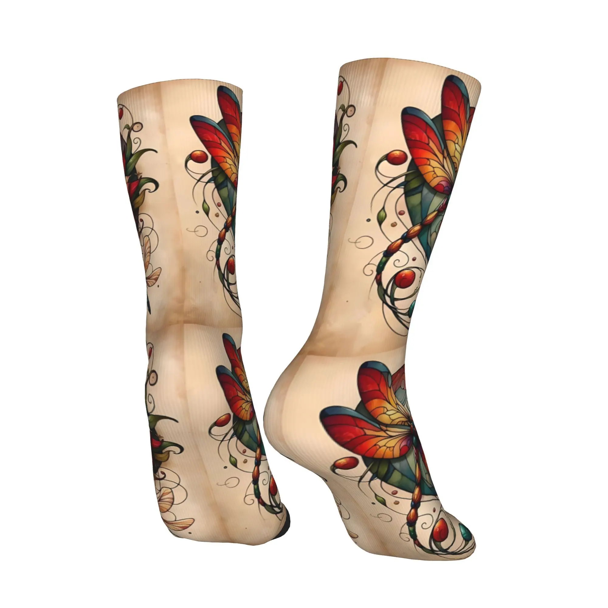 Libelle Hübsche Socke bedruckt Mann Polyester