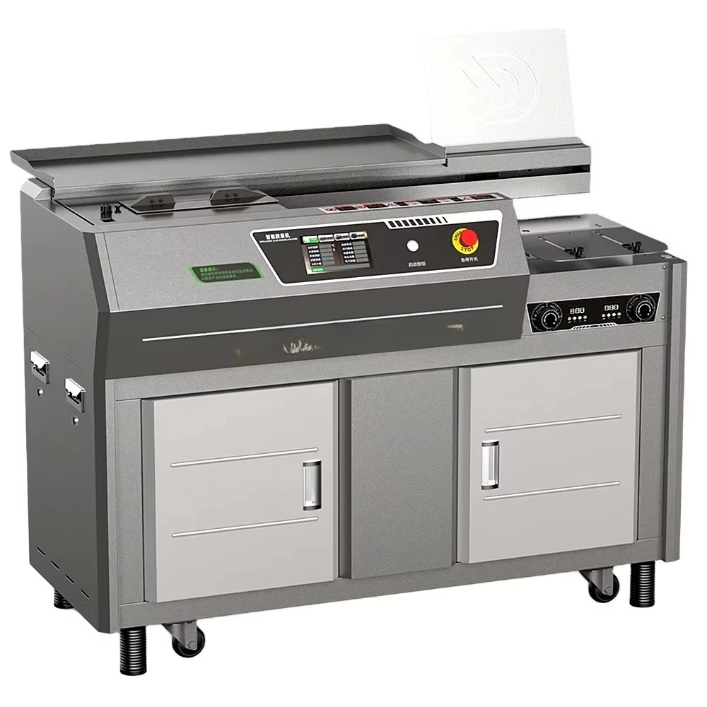 

Front A4 Automatic Glue Machine C50 with Side Glue and Reinforced Monolithic Frame Structure 330 Length, Thickness 60