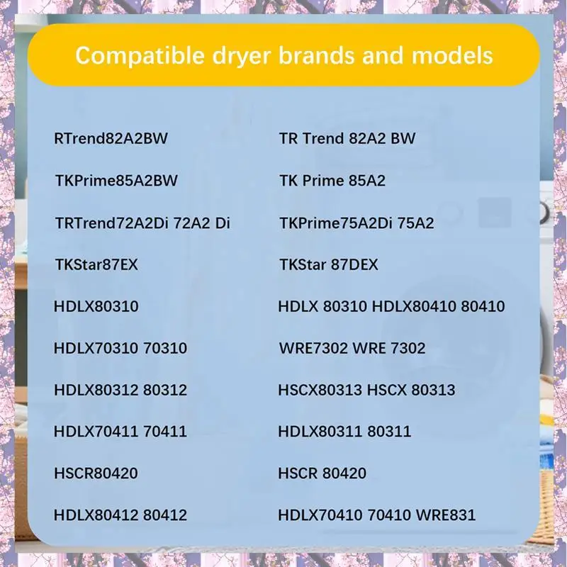 20PCS Dryer Filter For Bauknecht Privileg Whirlpool HX 481010716911 Dryer Resuable Condensing Dryers Sponge Filter