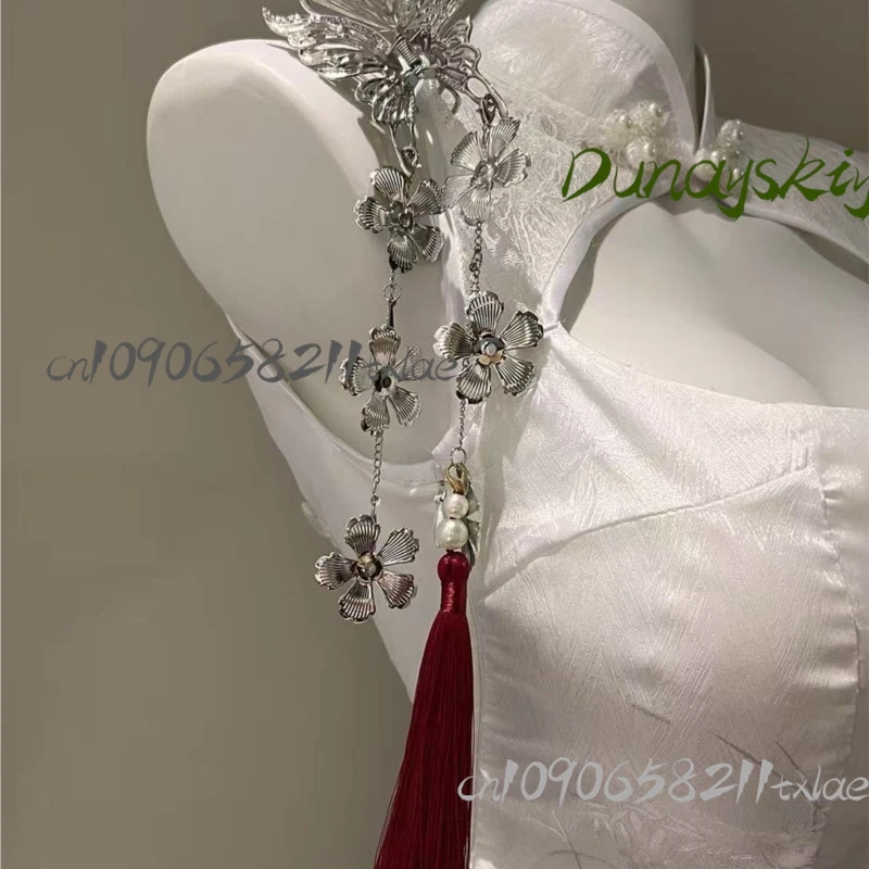 أزياء الحديثة التأثيرية آلهة النصر NIKKE بدلة كيمونو مثيرة للنساء والفتيات لحفلات تشيباو الصينية Jirai Kei Kawaii للهالوين