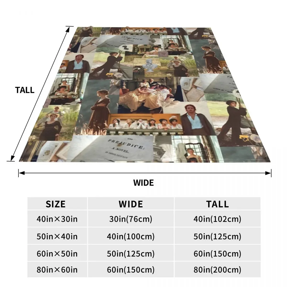 Koc flanelowy Pride And Prejudice Jakość Super miękki romantyczny koc do rzucania Zimowe krzesło podróżne Sofa Łóżko Estetyczna narzuta na łóżko