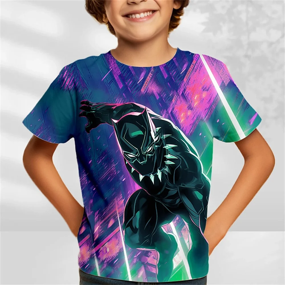 Desenhos animados impressos em 3D infantis, camisetas casuais, presente de aniversário, roupas de bebê, meninos, meninas, crianças, engraçado, verão, 2024