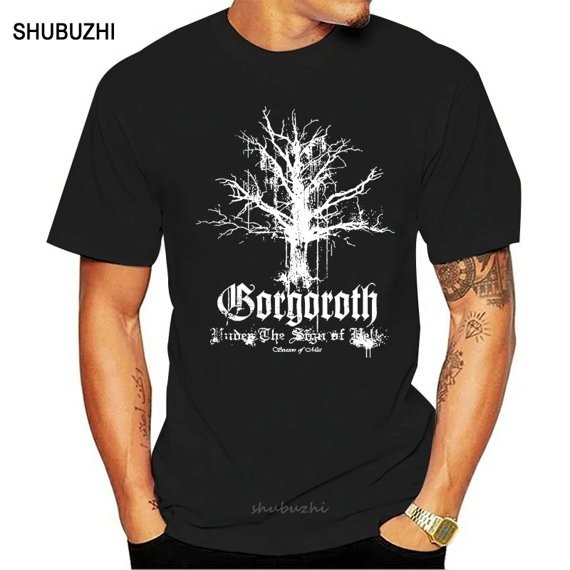 funny t shirt Gorgoroth band Tshirt tshirt men tee men cotton tshirt summer brand teeshirt euro size