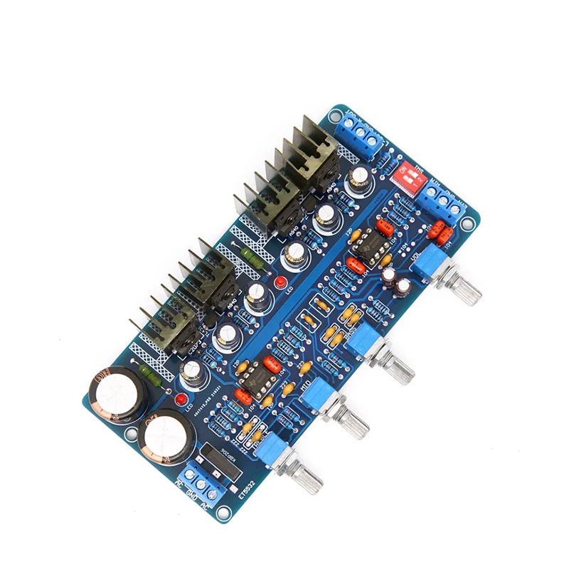 ET5532 Stereo Tone Preamplifier Board For Home Audio Amp DIY TL431 Class A Power Parallel Ne5532 OPAMP Preamp Amplifier Board