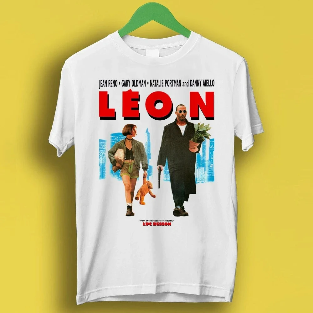 Leon The Professional Movie Design Meme Gift Funny Style Unisex Gamer Cult Music Tee Men's T-shirts for Summer