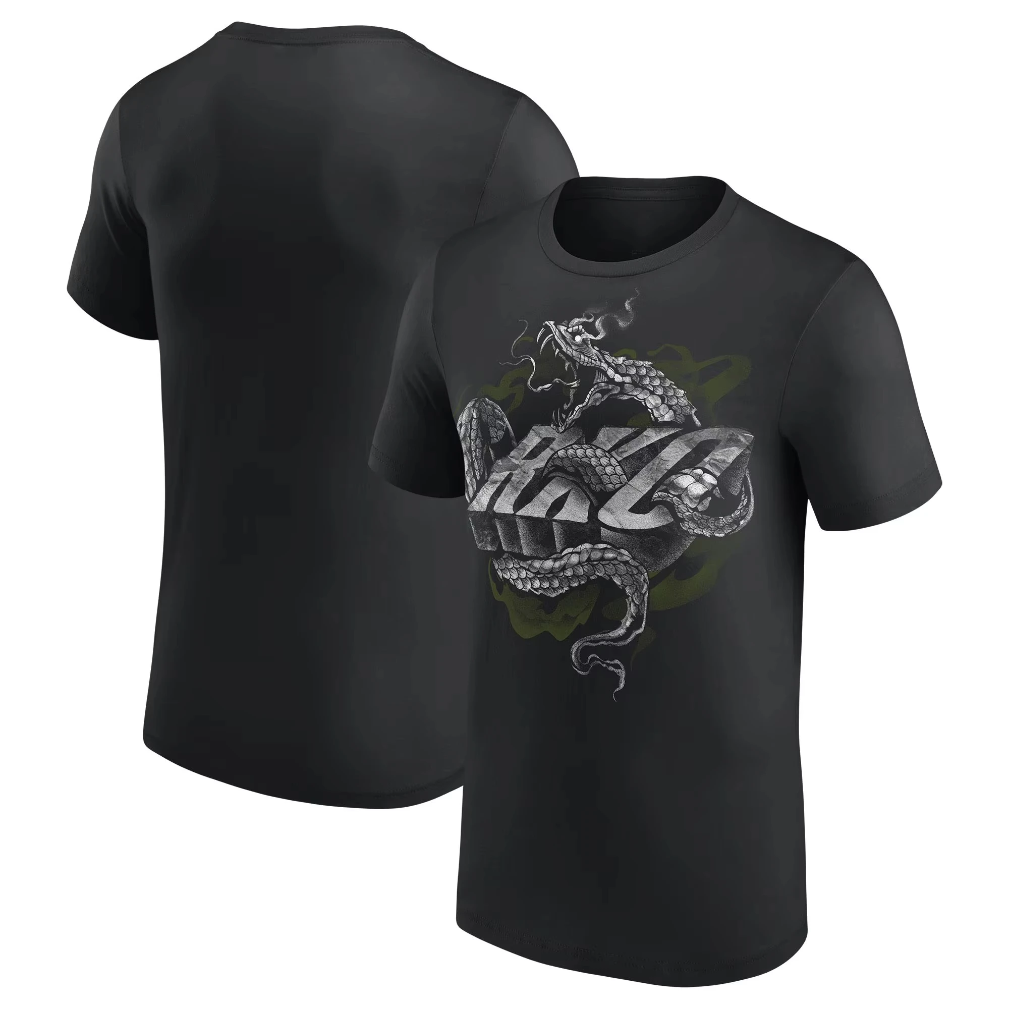 

Men's Black Randy Orton Viper Bite T-Shirt Causal Short Sleeve Women Tee Shirts New Sports Children Round Neck Tops Clothing