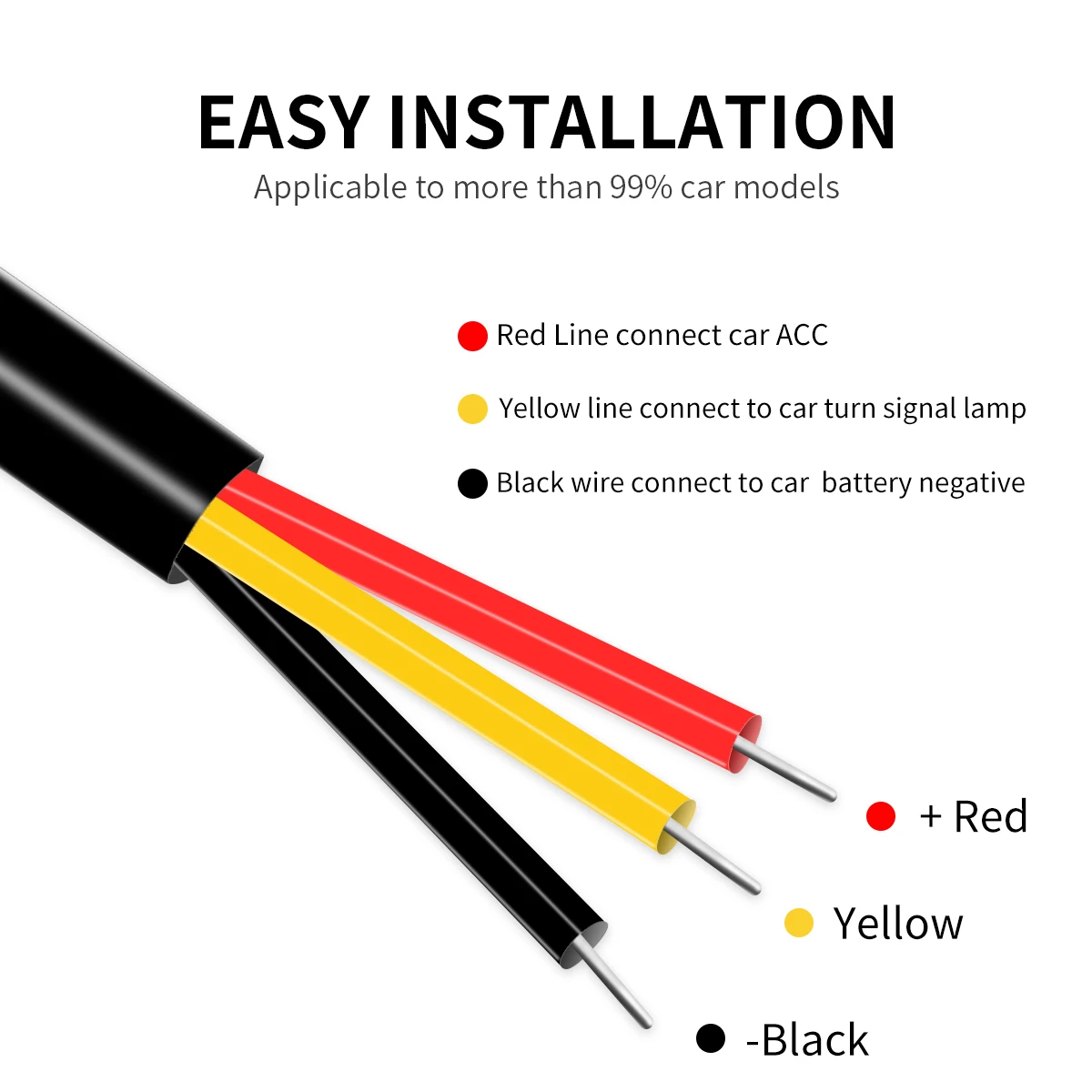 Feux diurnes de voiture, bande flexible, clignotants, feux de freinage, feux de sauna automatiques DRL, lampes décoratives, escales, 2 pièces