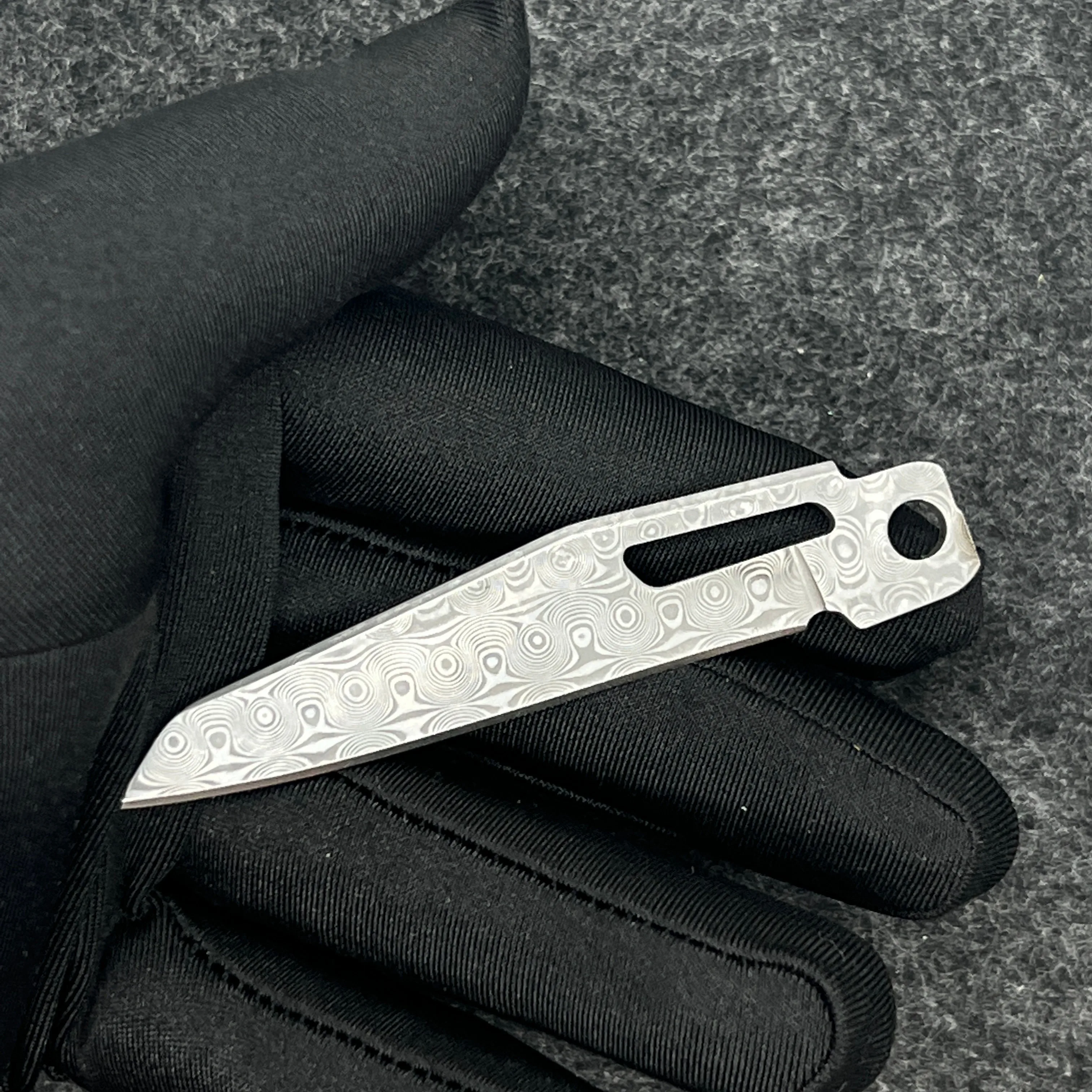 Damascus Steel Replacement Blade For Leatherman Signal Main Knife DIY Multi-tool Accessories