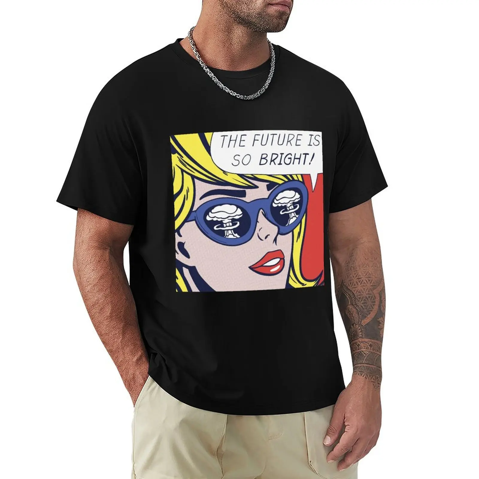 T-shirt Pop Optimistic Girl, grande taille, léger