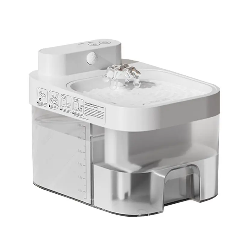 Constant temperature cat water dispenser pet automatic water feeding, sewage separation, flow is not plugged in