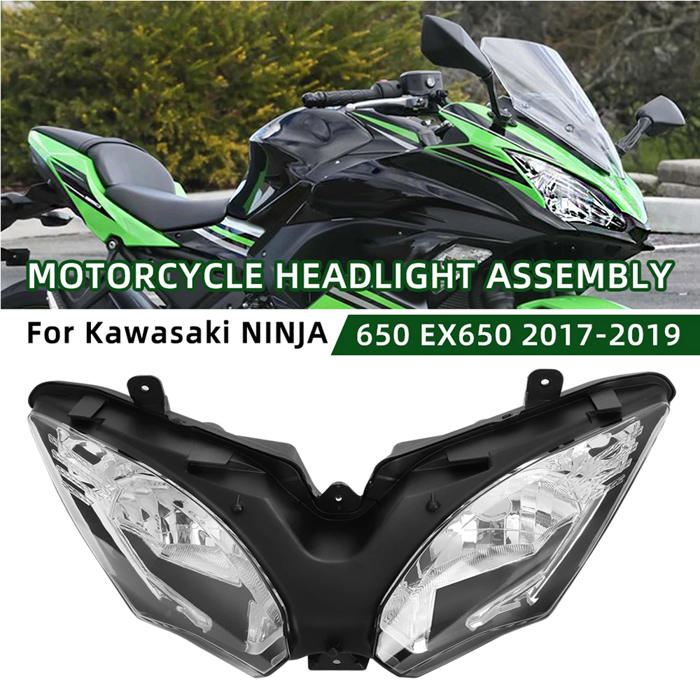 Motorcycle Headlight For Kawasaki Ninja 650 EX650 EX 650 2017 2018 2019 Ninja650 LED Head light Lamp Front Headlamps Assembly