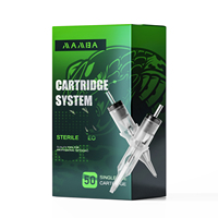 DM 50pcs Mixed MAMBA Tattoo Needles Disposable Professional Sterilized Safety Cartridge Needle with Membrane System