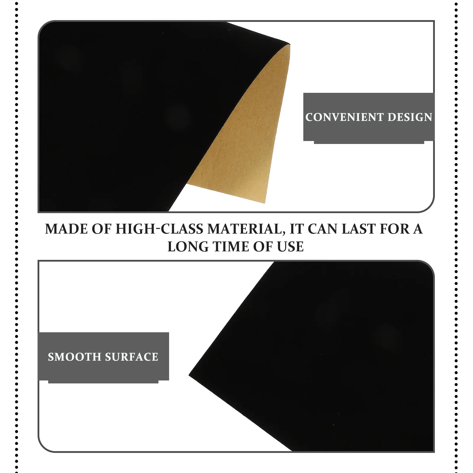 

5 Sheets Adhesive Felt Sheets for Jewelry Box Lining Self Sticking Cabinet Drawer Organizer Bright Non Odor Protective Padding