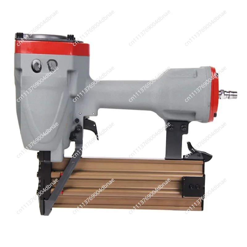 ST64 Pneumatic Nail Gun Home Air Stapler Pneumatic Steel Gun Concrete Nail Gun PVC Wiring Duct Nailer  Length 18-64MM