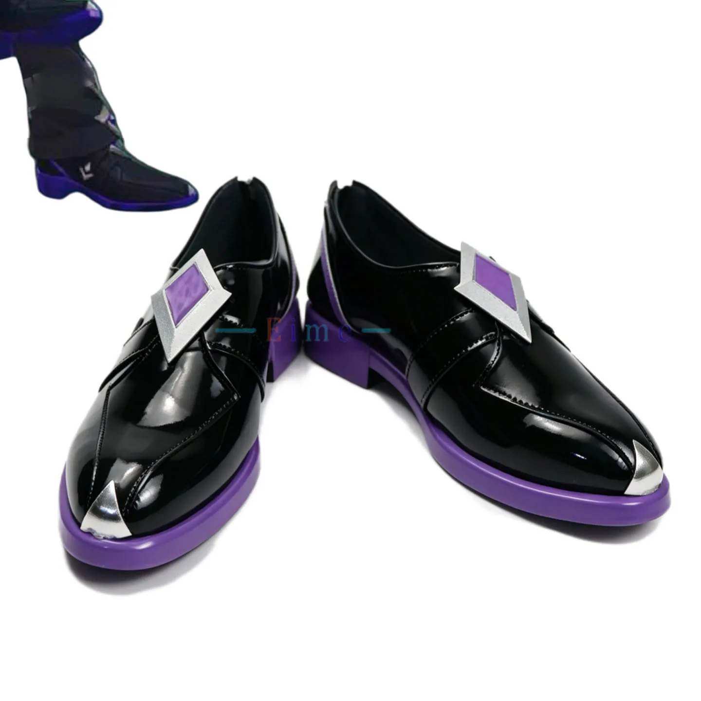 Regrator Pantalone Cosplay Shoes Game Genshin Impact Cosplay Props Halloween Party Boots PU Leahter Shoes Big Size Custom Made