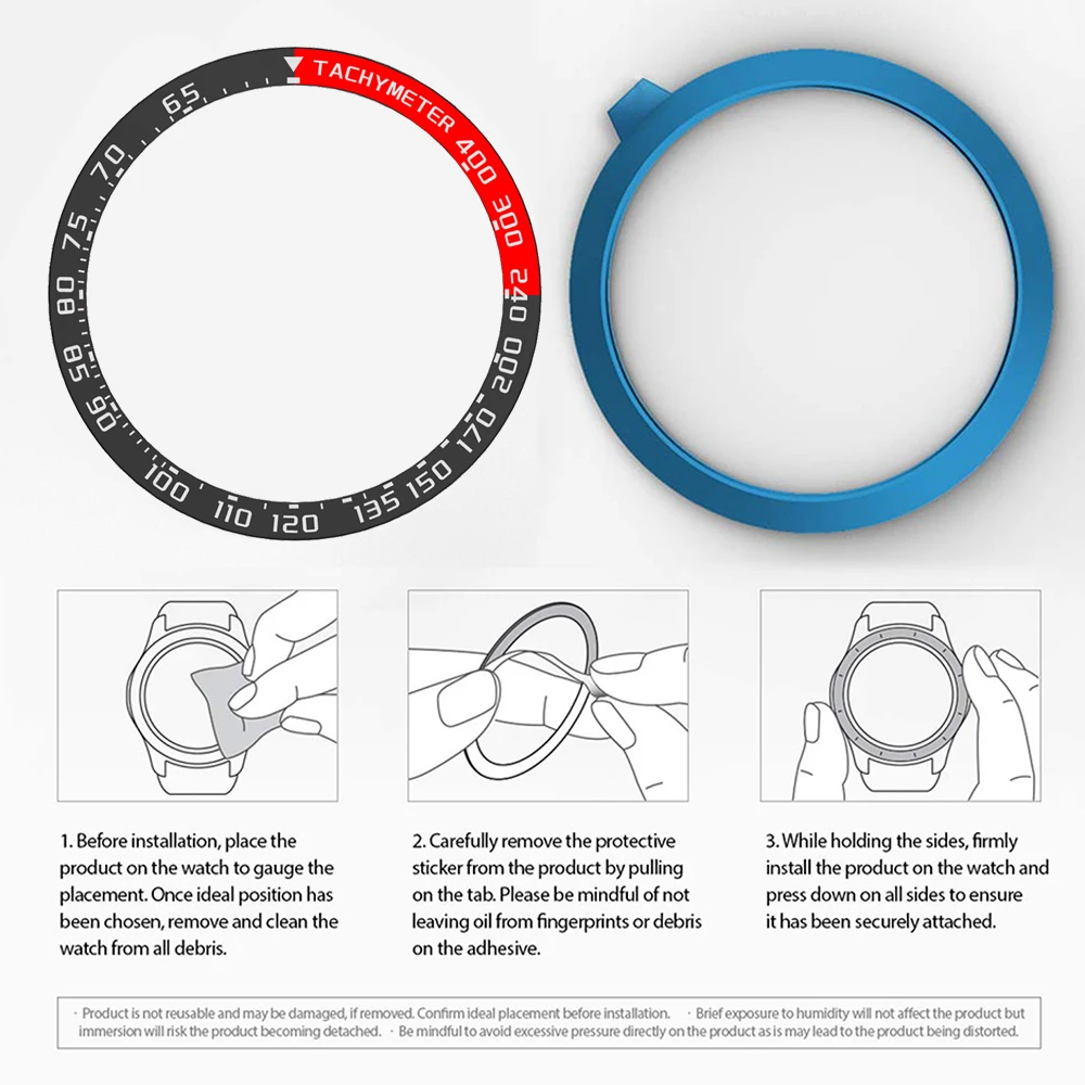 حلقات معدنية لـ Garmin Fenix 8 51 مللي متر/Tactix 8 51 مللي متر حافظة لاصقة إطار من الفولاذ المقاوم للصدأ حماية ساعات خواتم الديكور