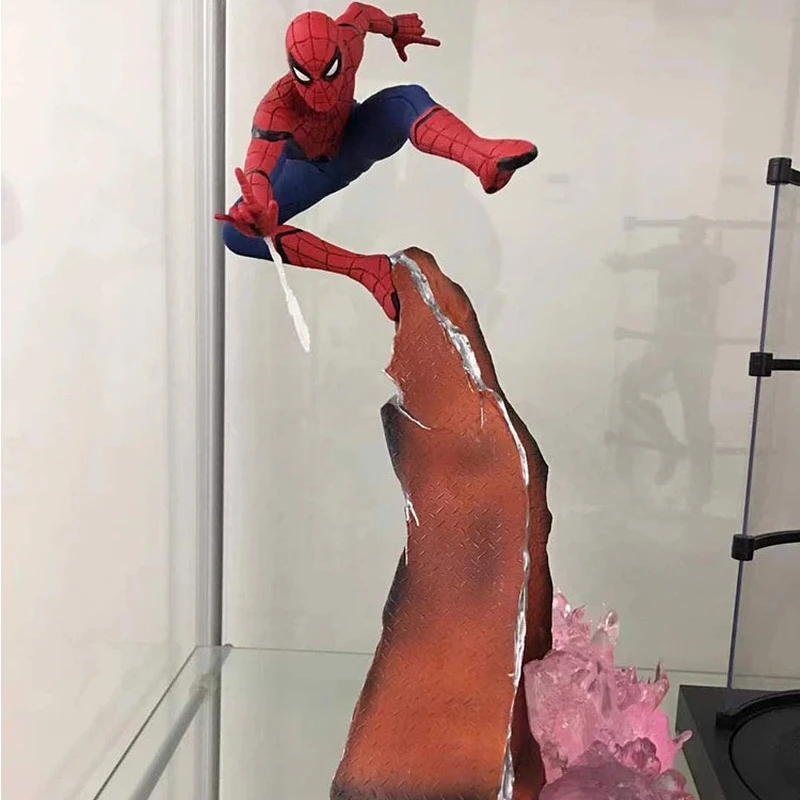 

Marvel Spider Man 1/10 Action Figure Desktop Decoration Toy Room Decoration Children'S Birthday Christmas Figurine Model Gift