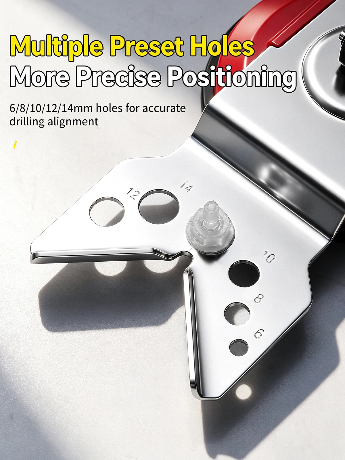 Adjustable Tile Drilling Locator Strong Suction Cup Positioning Jig For Ceramic Glass Hole Drilling Auxiliary Tool