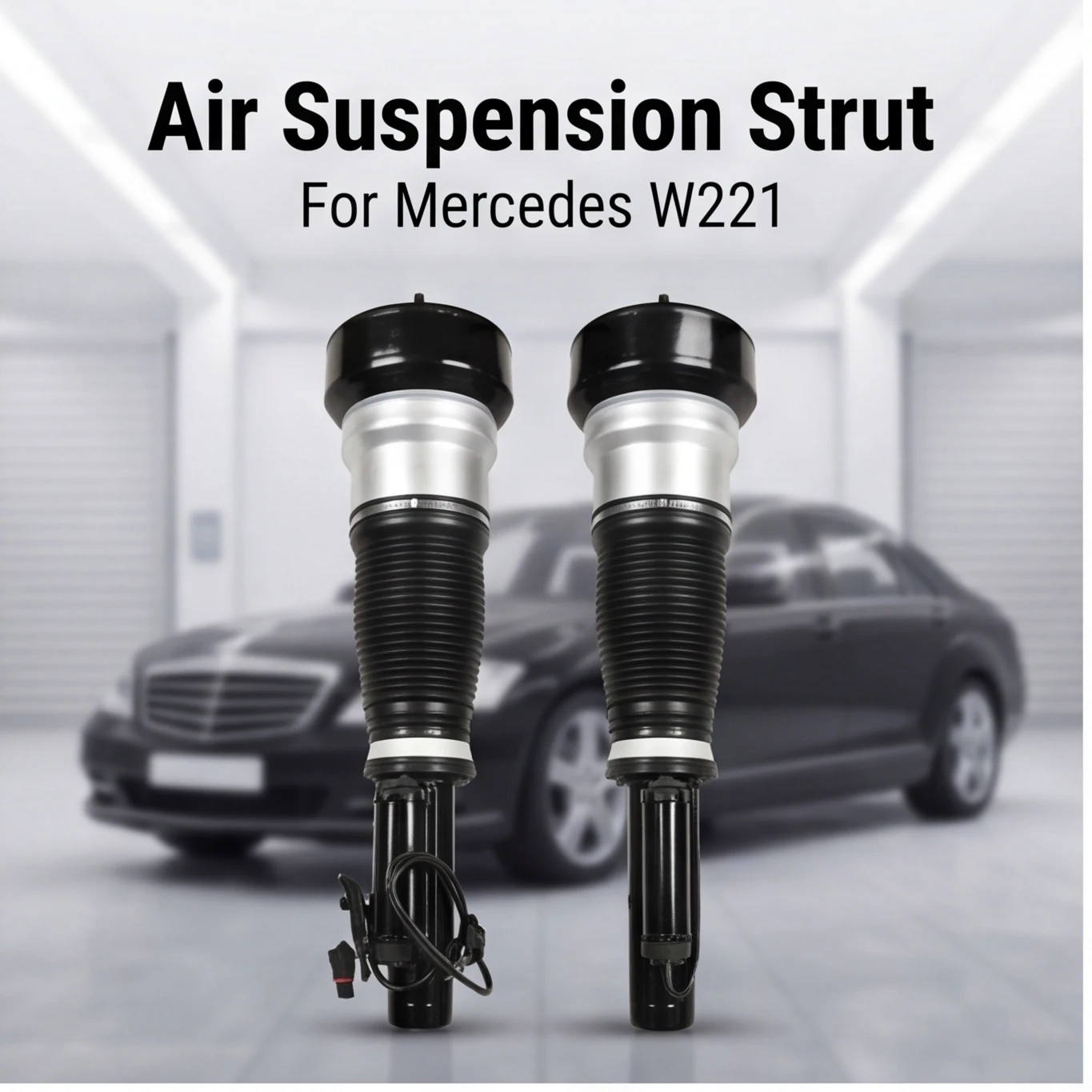 2pcs Front Air Suspension Strut Assembly For Mercedes-Benz S Class S350 S550 W221 2213209313 2213204913