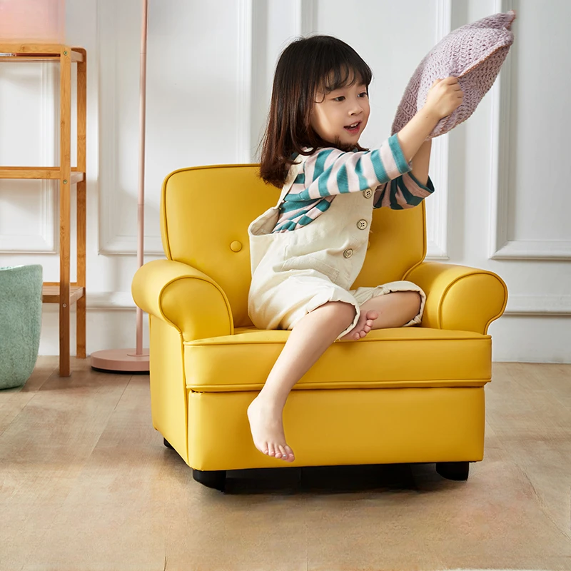 Morden Puff Children's Sofas Armchairs Small Couch Toddler Bed Kids Chair Kawaii Cute Reading Corner Children Furniture