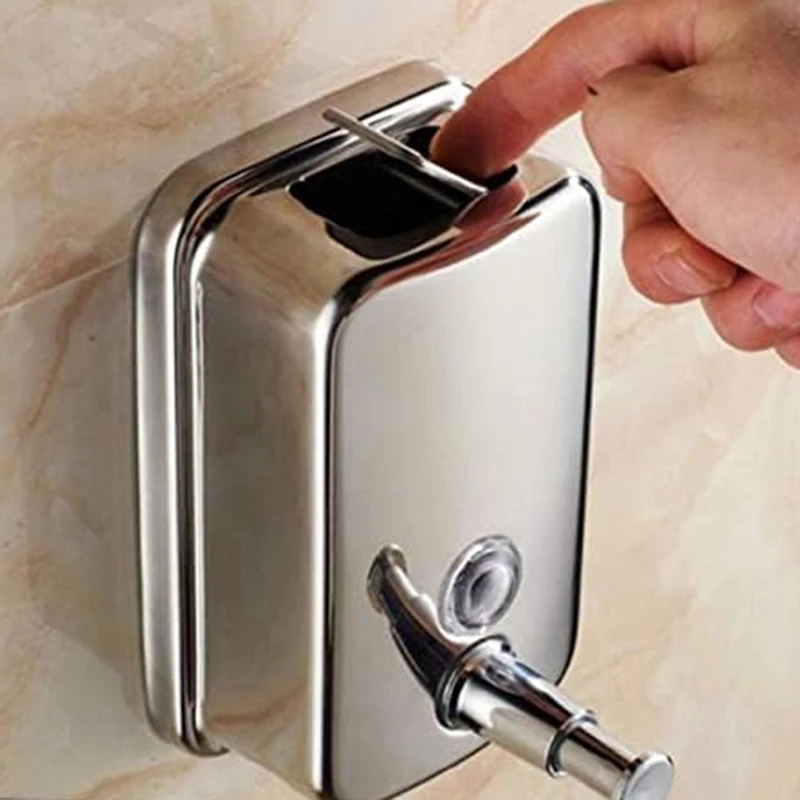 Wall Mount Shower Pump Hand Soap Refill Foaming Soap Dispenser Soap Dispenser Wall Mounted Stainless Steel Container