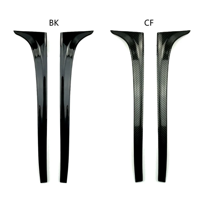 Golf7 MK7 Window Spoiler Wing ABS Plastic Left Right Cover Trims for Automotive Modification Accessories