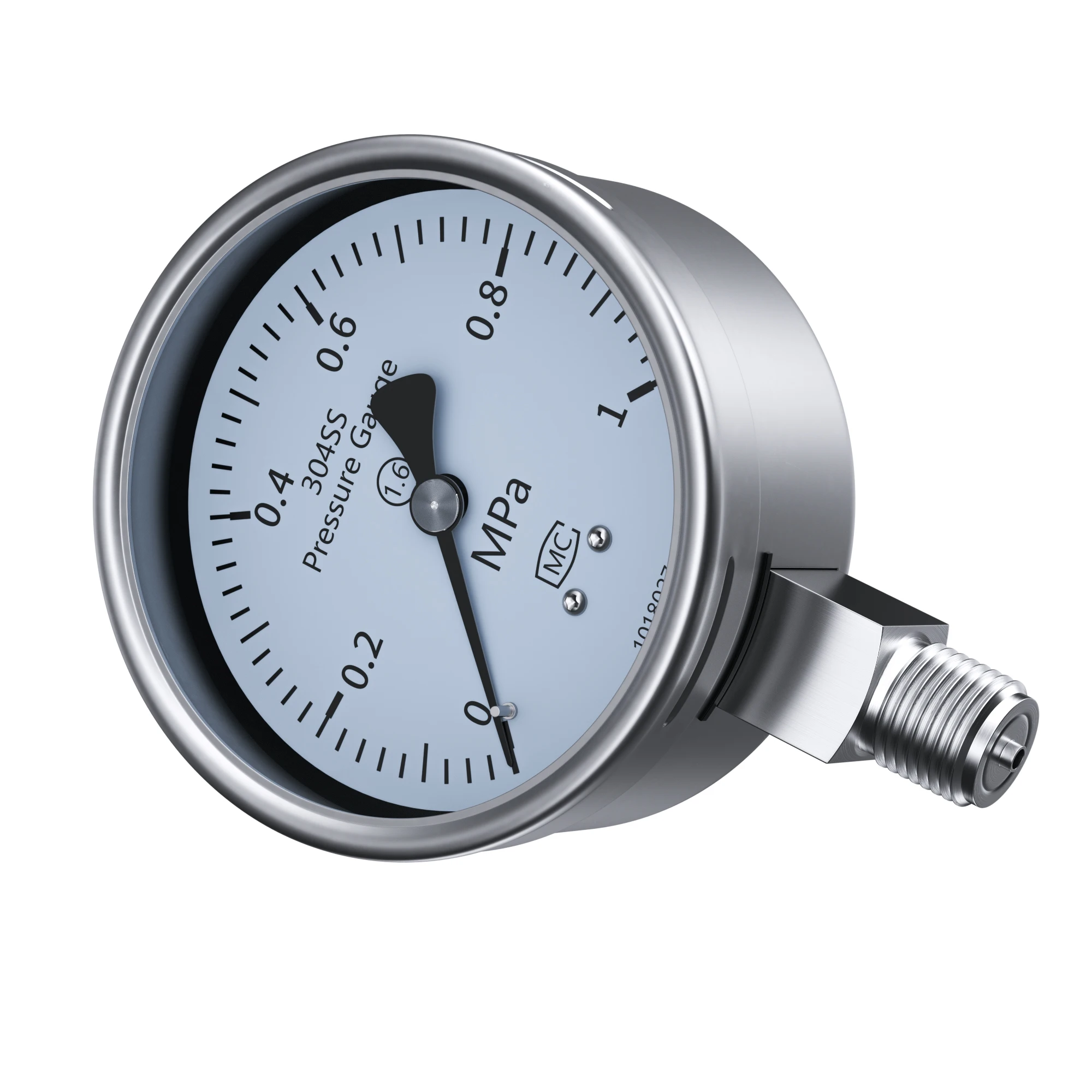 

Digital Pressure Gauge -0.1-60Mpa 0-1.6Mpa Mechanical Pressure Gauge 60mm/80mm/100mm M14*1.5 M20*1.5 Pointer Pressure Gauge