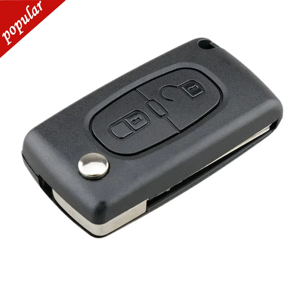 New Arrival Remote Flip Folding Blank Key Shell Cover Case For Peugeot 206 307 308 407 Partner   Citroen C4 C5 C3 Berlingo Xsara