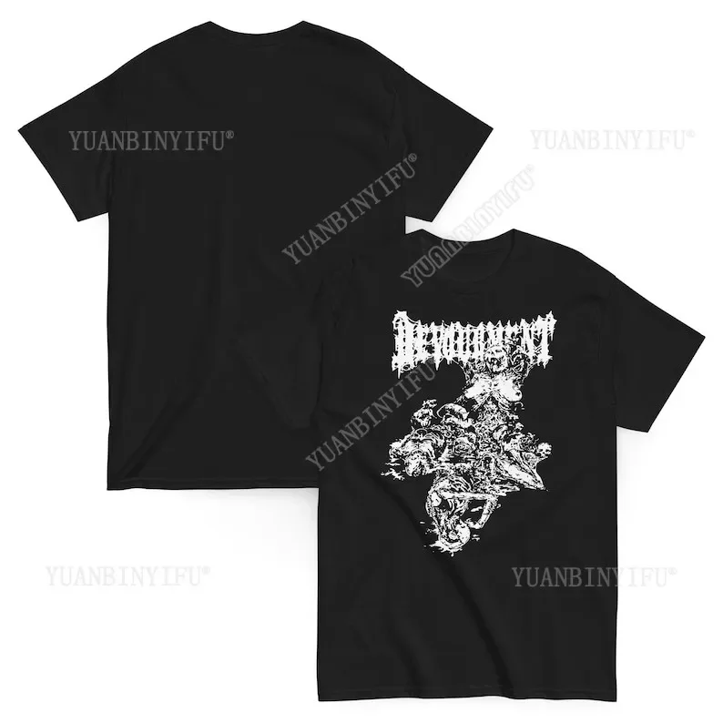 

Футболка Devourment Death Metal Band, подарки для любителей музыки Brutal Heavy Metal, готическая мелодическая трэш-группа